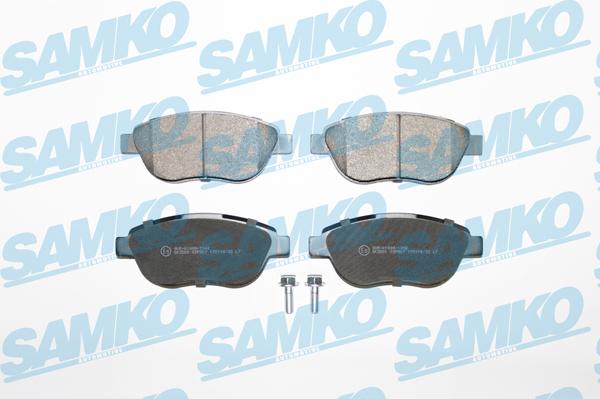 Samko 5SP807 - Piduriklotsi komplekt,ketaspidur www.parts5.com