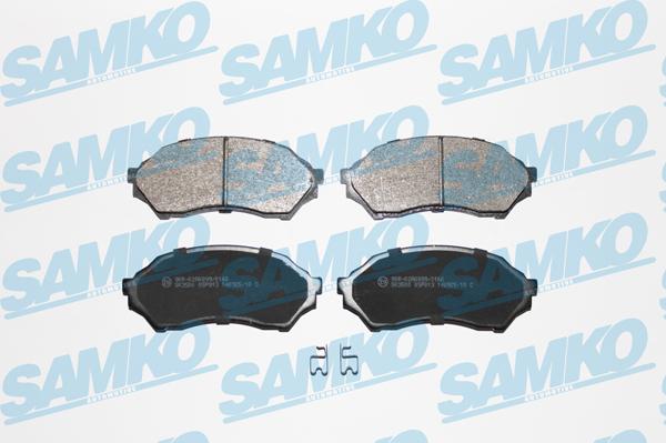 Samko 5SP813 - Brake Pad Set, disc brake www.parts5.com