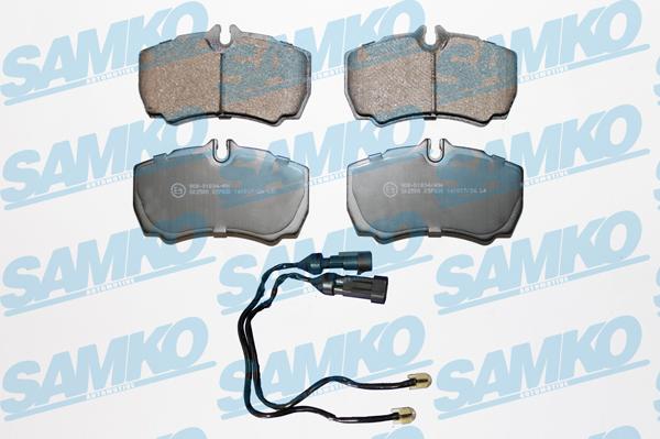 Samko 5SP830A - Komplet zavornih oblog, ploscne (kolutne) zavore www.parts5.com