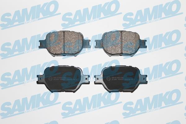 Samko 5SP837 - Brake Pad Set, disc brake www.parts5.com