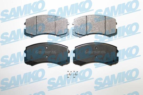 Samko 5SP826 - Set placute frana,frana disc www.parts5.com