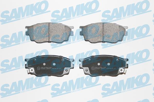 Samko 5SP877 - Тормозные колодки, дисковые, комплект www.parts5.com