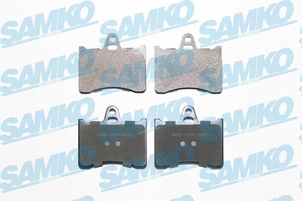 Samko 5SP391 - Brake Pad Set, disc brake www.parts5.com