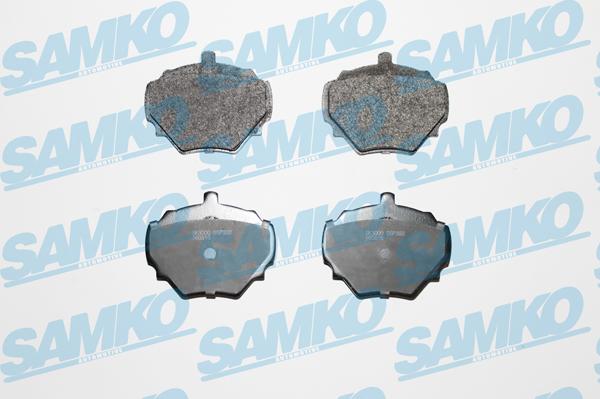 Samko 5SP392 - Тормозные колодки, дисковые, комплект www.parts5.com