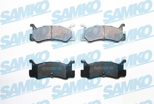 Samko 5SP367 - Тормозные колодки, дисковые, комплект www.parts5.com