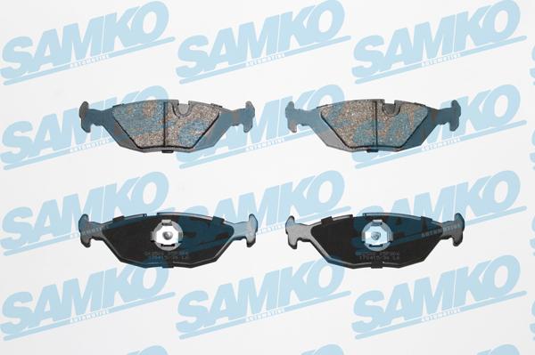 Samko 5SP306 - Fékbetétkészlet, tárcsafék www.parts5.com