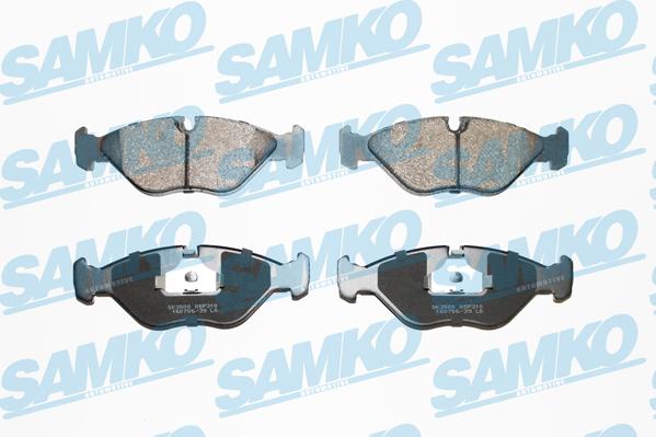 Samko 5SP310 - Brake Pad Set, disc brake www.parts5.com