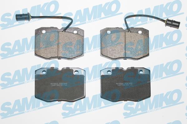 Samko 5SP388 - Тормозные колодки, дисковые, комплект www.parts5.com