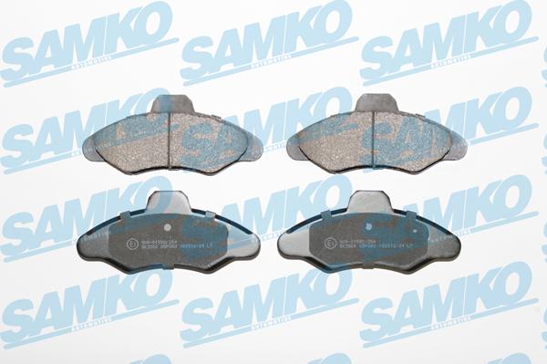 Samko 5SP383 - Set placute frana,frana disc www.parts5.com