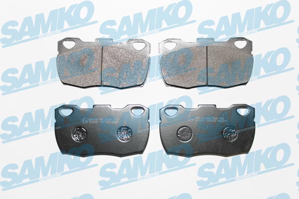 Samko 5SP332 - Тормозные колодки, дисковые, комплект www.parts5.com