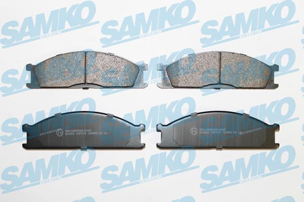 Samko 5SP379 - Brake Pad Set, disc brake www.parts5.com