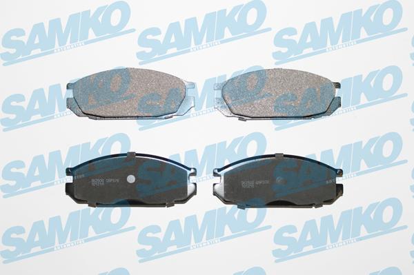 Samko 5SP376 - Brake Pad Set, disc brake parts5.com