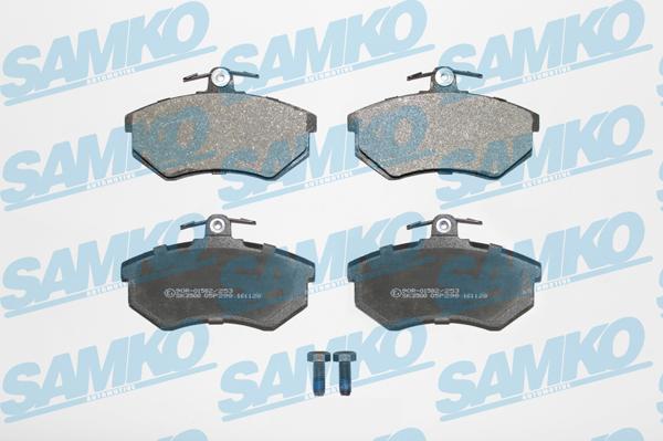 Samko 5SP299 - Тормозные колодки, дисковые, комплект www.parts5.com