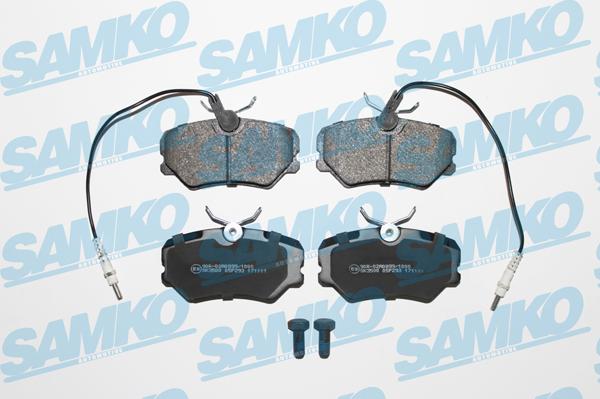 Samko 5SP293 - Set placute frana,frana disc www.parts5.com