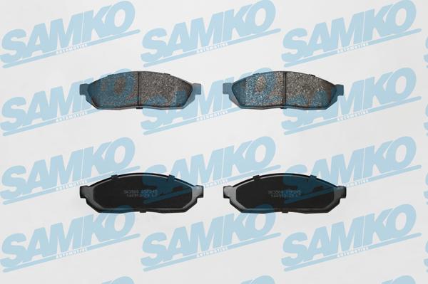 Samko 5SP245 - Zestaw klocków hamulcowych, hamulce tarczowe www.parts5.com