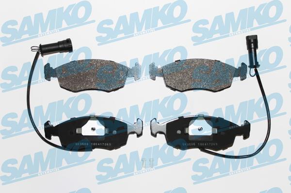 Samko 5SP269 - Тормозные колодки, дисковые, комплект www.parts5.com