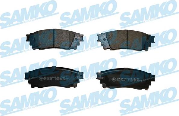 Samko 5SP2094 - Brake Pad Set, disc brake parts5.com