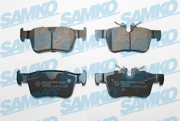 Samko 5SP2044 - Set placute frana,frana disc www.parts5.com