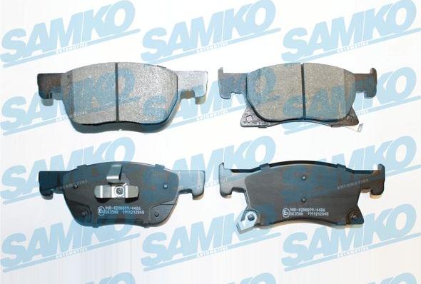 Samko 5SP2048 - Brake Pad Set, disc brake www.parts5.com