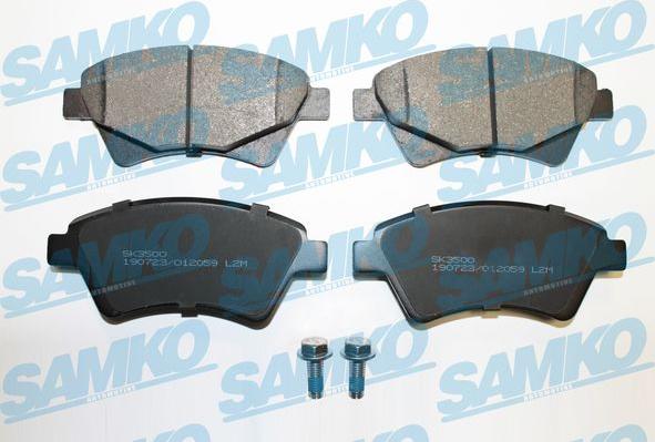 Samko 5SP2059 - Тормозные колодки, дисковые, комплект www.parts5.com