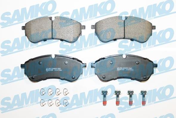 Samko 5SP2066 - Brake Pad Set, disc brake www.parts5.com