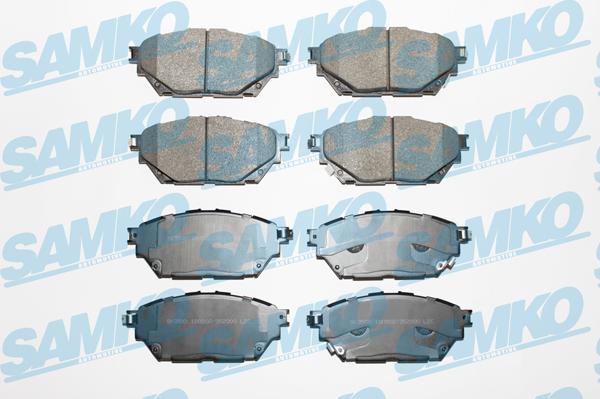 Samko 5SP2000 - Brake Pad Set, disc brake www.parts5.com