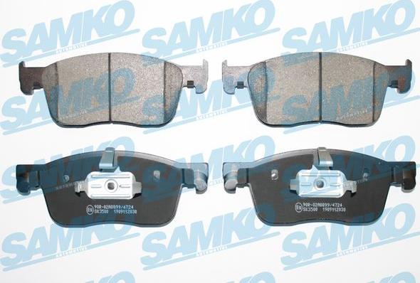 Samko 5SP2030 - Fren balata seti, diskli fren www.parts5.com