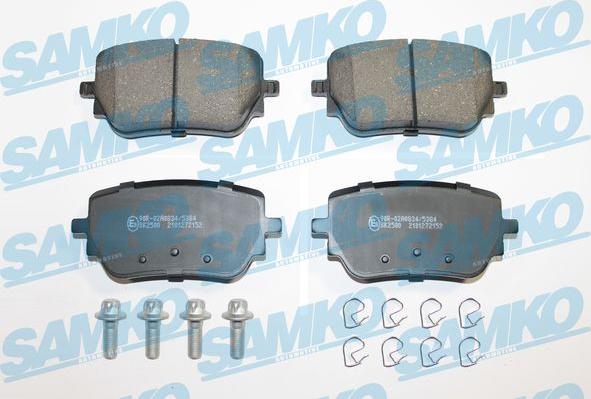 Samko 5SP2152 - Sada brzdových destiček, kotoučová brzda www.parts5.com