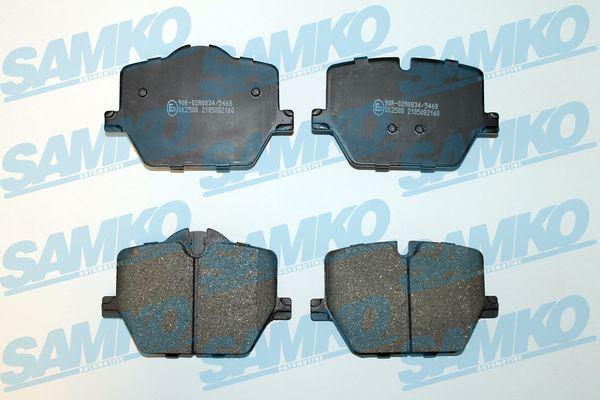 Samko 5SP2160 - Brake Pad Set, disc brake www.parts5.com