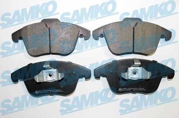 Samko 5SP2167 - Тормозные колодки, дисковые, комплект www.parts5.com