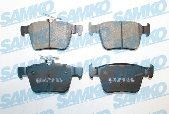 Samko 5SP2104 - Brake Pad Set, disc brake parts5.com