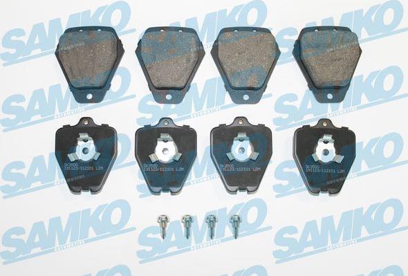 Samko 5SP2101 - Zestaw klocków hamulcowych, hamulce tarczowe www.parts5.com