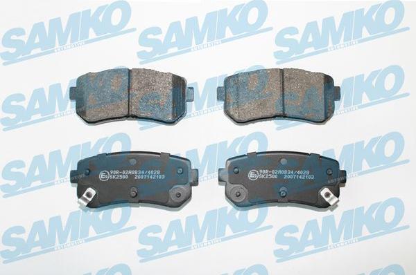 Samko 5SP2103 - Set placute frana,frana disc www.parts5.com