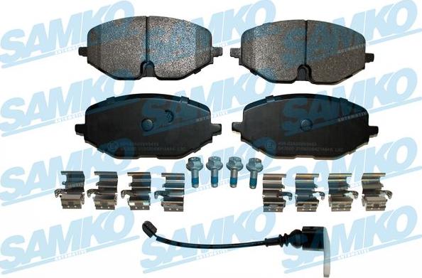 Samko 5SP2184AK - Brake Pad Set, disc brake www.parts5.com