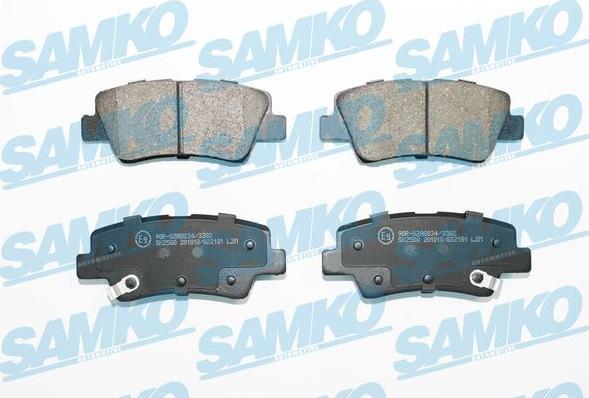 Samko 5SP2181 - Kit de plaquettes de frein, frein à disque www.parts5.com