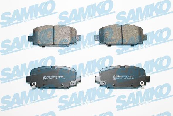 Samko 5SP2183 - Set placute frana,frana disc www.parts5.com