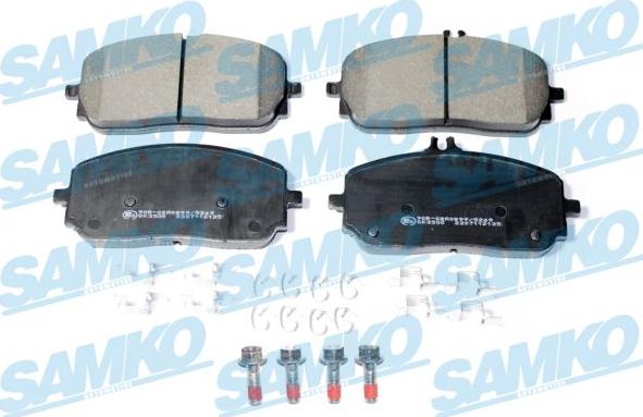 Samko 5SP2135K - Σετ τακάκια, δισκόφρενα www.parts5.com