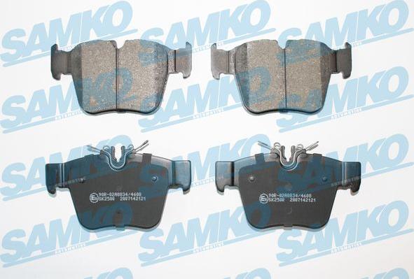 Samko 5SP2121 - Zestaw klocków hamulcowych, hamulce tarczowe www.parts5.com