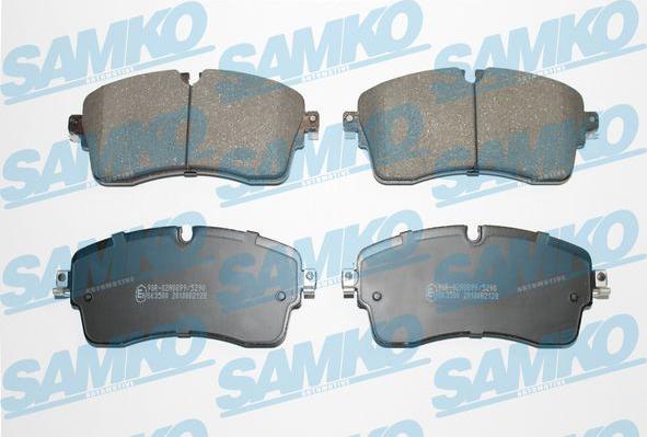 Samko 5SP2128 - Brake Pad Set, disc brake www.parts5.com