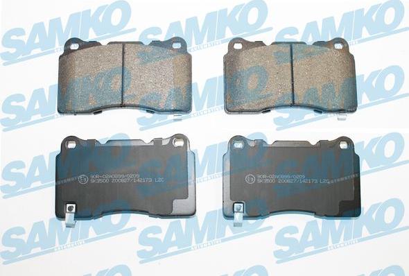 Samko 5SP2173 - Jarrupala, levyjarru www.parts5.com