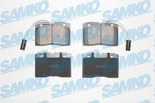 Samko 5SP281 - Тормозные колодки, дисковые, комплект www.parts5.com
