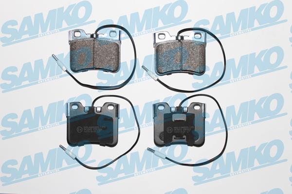 Samko 5SP283 - Тормозные колодки, дисковые, комплект www.parts5.com