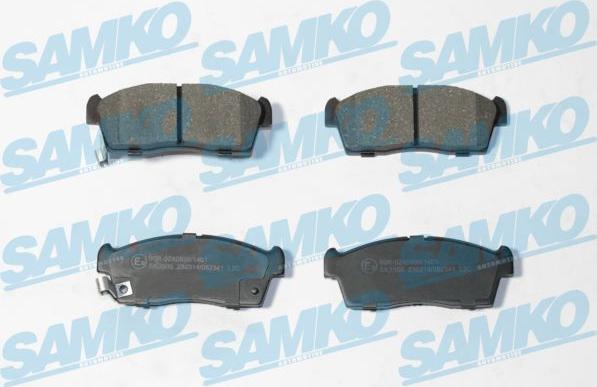 Samko 5SP2341 - Brake Pad Set, disc brake www.parts5.com