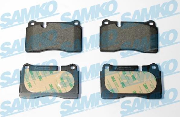 Samko 5SP2327 - Sada brzdových destiček, kotoučová brzda www.parts5.com