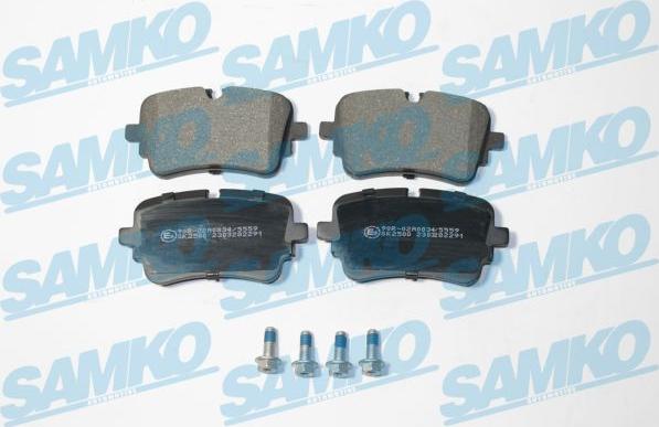 Samko 5SP2291 - Brake Pad Set, disc brake www.parts5.com