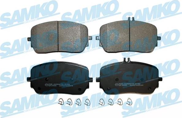 Samko 5SP2244 - Sada brzdových destiček, kotoučová brzda www.parts5.com