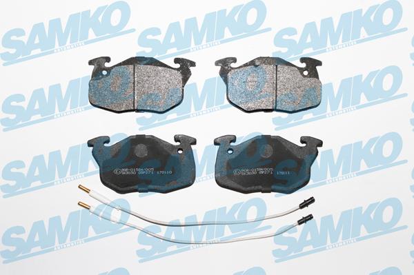 Samko 5SP271 - Тормозные колодки, дисковые, комплект www.parts5.com