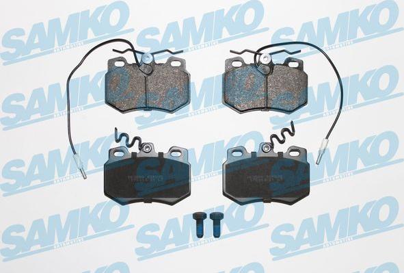 Samko 5SP272 - Brake Pad Set, disc brake www.parts5.com