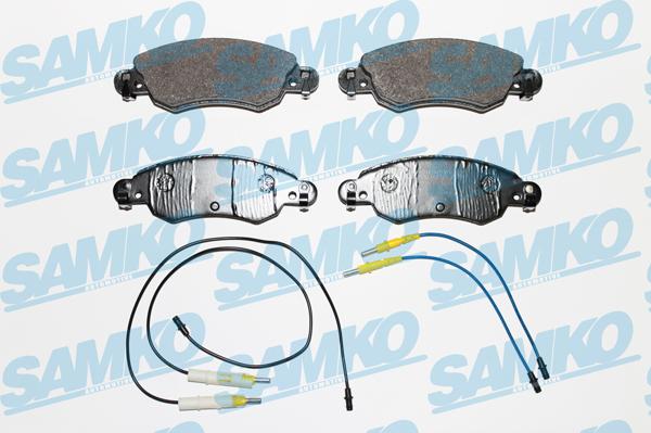 Samko 5SP792 - Brake Pad Set, disc brake www.parts5.com