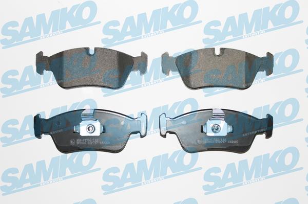 Samko 5SP757 - Тормозные колодки, дисковые, комплект www.parts5.com